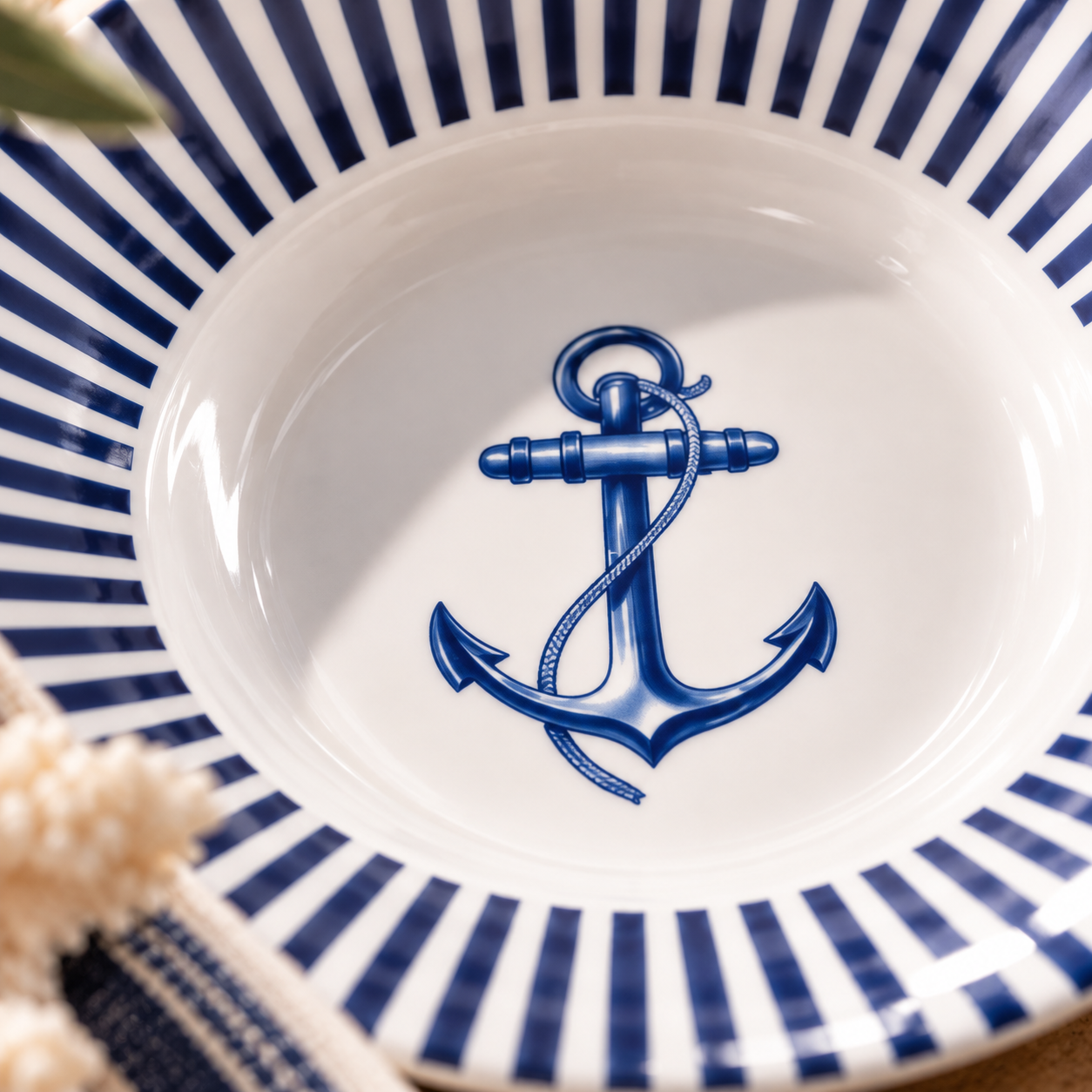 Karaca Marine Anchor Shaped Snack Bowl – 16 cm, 153.09.01.6932 2 Karaca Marine Anchor Shaped Snack Bowl – 16 cm, 153.09.01.6932 - Image 2