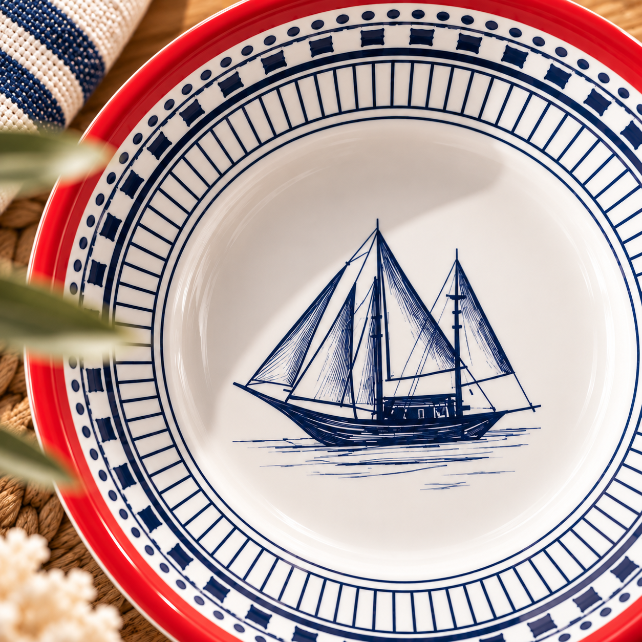 Karaca Marine Ship Snack Bowl – 9 cm, 153.09.01.6936 2 Karaca Marine Ship Snack Bowl – 9 cm, 153.09.01.6936 - Image 2