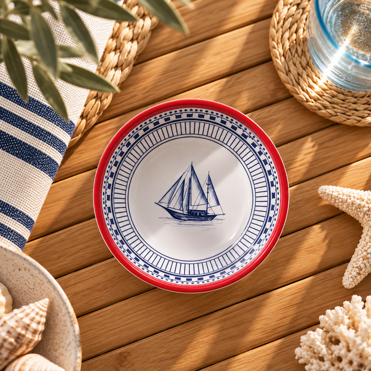Karaca Marine Ship Snack Bowl – 9 cm, 153.09.01.6936 1 Karaca Marine Ship Snack Bowl – 9 cm, 153.09.01.6936