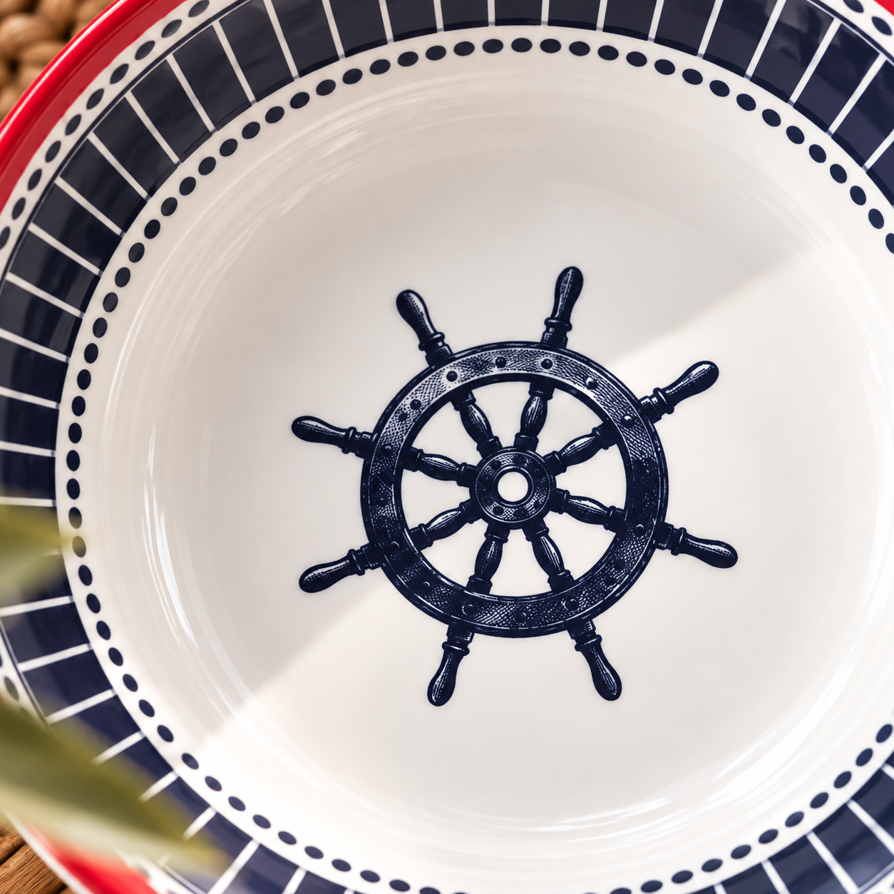 Karaca Marine Steering Wheel Snack Bowl – 9 cm, 153.09.01.6937 2 Karaca Marine Steering Wheel Snack Bowl – 9 cm, 153.09.01.6937 - Image 2