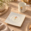Karaca Valencia 12-Piece Cup & Saucer Set for 6 People – 190 ml, 153.09.01.7021 - Image 5