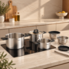 Karaca Aşiyan 10-Piece Foldable Stainless Steel Cookware Set, 153.09.01.9135 11 Karaca Aşiyan 10-Piece Foldable Stainless Steel Cookware Set, 153.09.01.9135 - Image 3