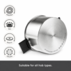Karaca Aşiyan 10-Piece Foldable Stainless Steel Cookware Set, 153.09.01.9135 16 Karaca Aşiyan 10-Piece Foldable Stainless Steel Cookware Set, 153.09.01.9135 - Image 8