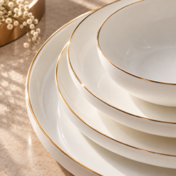 Alternative view of Karaca Stream Bone Saturn 24-Piece Dinner Set for 6 People, 153.09.01.9367