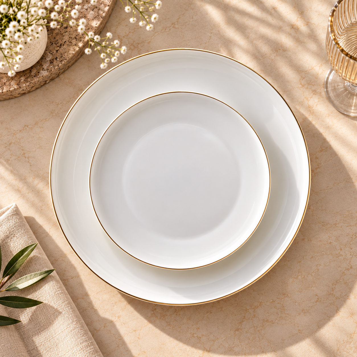 Karaca Stream Bone Saturn 24-Piece Dinner Set for 6 People, 153.09.01.9367 5 Karaca Stream Bone Saturn 24-Piece Dinner Set for 6 People, 153.09.01.9367 - Image 5
