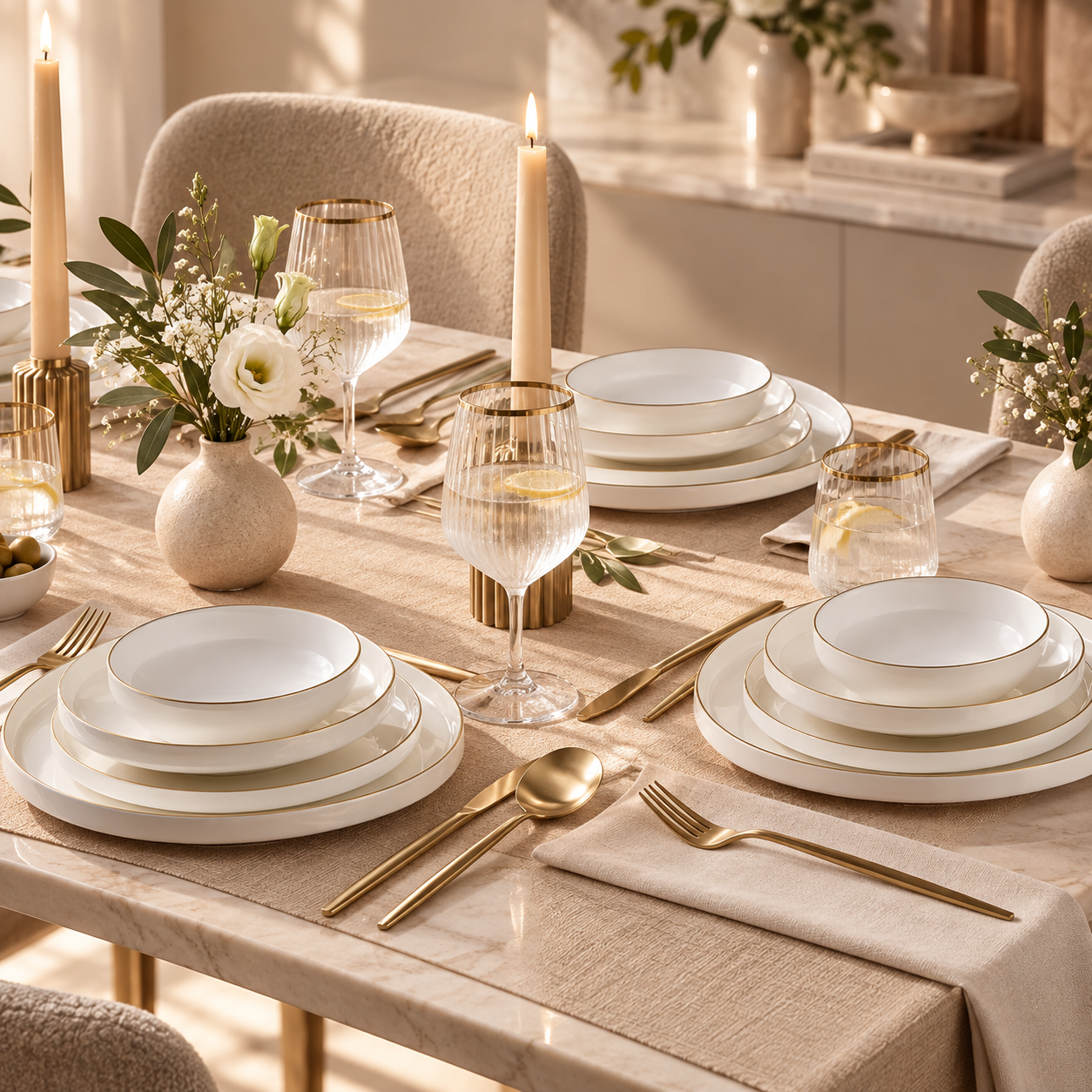 Karaca Stream Bone Saturn 24-Piece Dinner Set for 6 People, 153.09.01.9367 6 Karaca Stream Bone Saturn 24-Piece Dinner Set for 6 People, 153.09.01.9367 - Image 6
