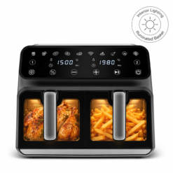 Alternative view of Karaca Multifry XXXL 9L Air Fryer with Divider & Viewing Window, 8683650121732