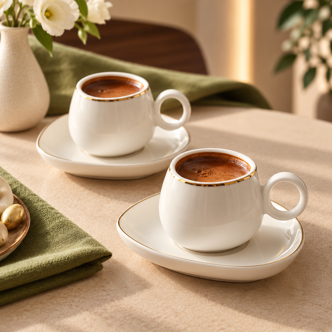 Karaca Streamline Tribe 2-Piece Coffee Cup Set – 90 ml, 8683650325048 3 Karaca Streamline Tribe 2-Piece Coffee Cup Set – 90 ml, 8683650325048 - Image 3