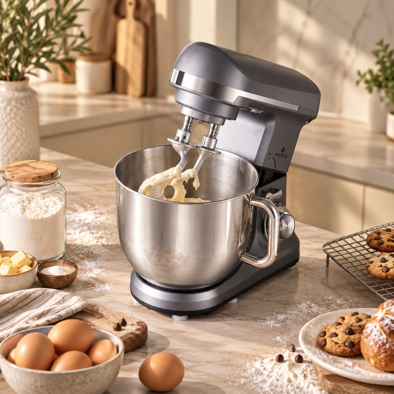 Karaca Blendburst Kitchen Chef 1400W, Grey, 8683650327523 3 Karaca Blendburst Kitchen Chef 1400W, Grey, 8683650327523 - Image 3