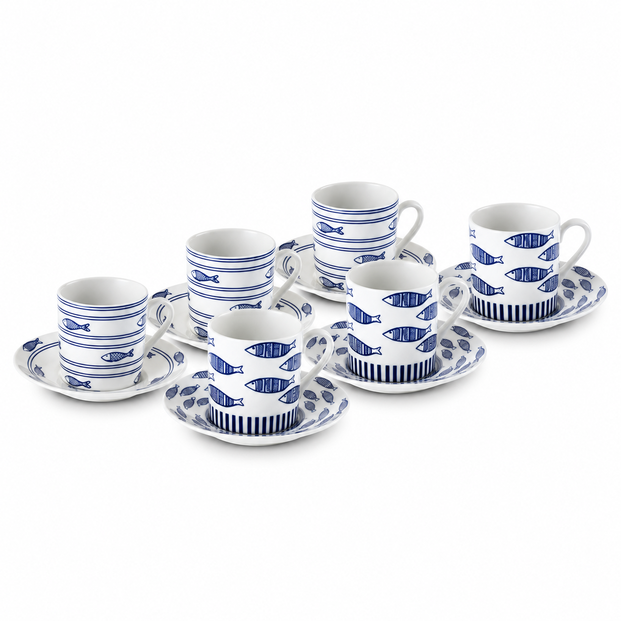 Karaca Akya 6-Piece Coffee Cup Set with 6 Saucers, 80 ml, 8683650333173 5 Karaca Akya 6-Piece Coffee Cup Set with 6 Saucers, 80 ml, 8683650333173 - Image 5
