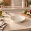 Karaca Swiss Crystal Almond Cream Non-Stick Induction Pan with Stainless Steel Handle 22 cm, 8683650355519