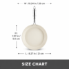 Karaca Swiss Crystal Almond Cream Non-Stick Induction Pan with Stainless Steel Handle 26 cm, 8683650355526 - Image 6