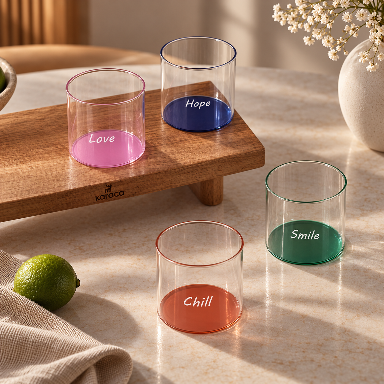 Karaca Mito “Chill” Water Glass 330 ml – Orange, 8683650361060 4 Karaca Mito “Chill” Water Glass 330 ml – Orange, 8683650361060 - Image 4