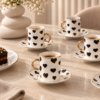Karaca Perry Heart-Shaped 6-Piece Coffee Cup Set – 90 ml, 8683650366249 11 Karaca Perry Heart-Shaped 6-Piece Coffee Cup Set – 90 ml, 8683650366249 - Image 3