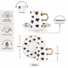 Karaca Perry Heart-Shaped 6-Piece Coffee Cup Set – 90 ml, 8683650366249 14 Karaca Perry Heart-Shaped 6-Piece Coffee Cup Set – 90 ml, 8683650366249 - Image 6