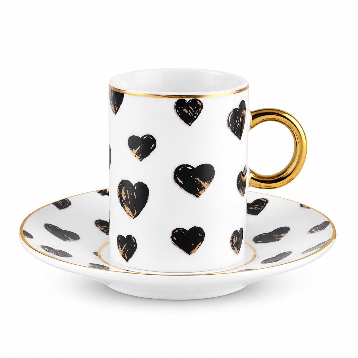 Karaca Perry Heart-Shaped 6-Piece Coffee Cup Set – 90 ml, 8683650366249 9 Karaca Perry Heart-Shaped 6-Piece Coffee Cup Set – 90 ml, 8683650366249 - Image 9