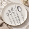 Karaca Lizbon 60-Piece 18/10 Stainless Steel Cutlery Set for 12 People, Platinum, 153.03.07.9686 - Image 5