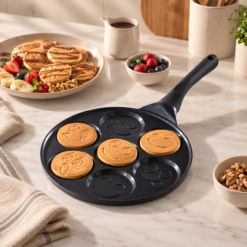 Karaca Fluffy Non-Stick Induction Ceramic Coating Pancake Pan 26 cm, 8683650394952