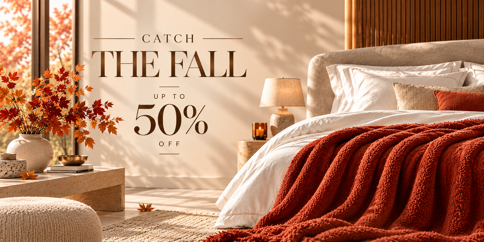 Autumn Elegance Fall Sale Bedroom