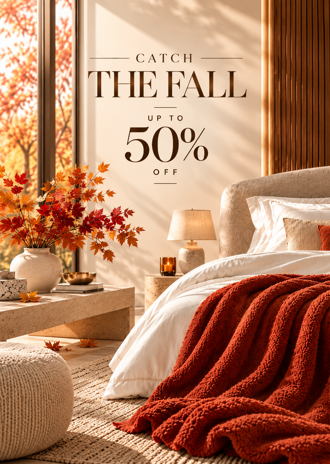 Cozy Autumn Bedroom Fall Sale
